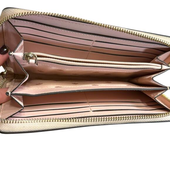 Kate Spade Jana Saffiano Leather Large Tote Shoulder Bag & Wallet Pink Meringue - Picture 14 of 15